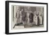 A Picturesque Wedding at Birmingham, Hospital Nurses as Bridesmaids at the Marriage of their Matron-Robert Barnes-Framed Giclee Print