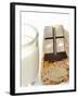 A Piece of Chocolate, Baguette and a Glass of Milk-Alain Caste-Framed Photographic Print