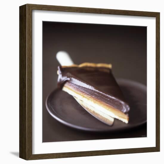 A Piece of Chocolate Caramel Tart-Michael Paul-Framed Photographic Print