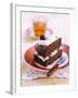 A Piece of Chocolate Cherry Cake-Nikolai Buroh-Framed Photographic Print