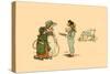 A Piece of Pie of a Game of Hoop?-Kate Greenaway-Stretched Canvas