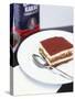 A Piece of Tiramisu on a Plate-Peter Medilek-Stretched Canvas