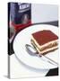 A Piece of Tiramisu on a Plate-Peter Medilek-Stretched Canvas