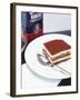 A Piece of Tiramisu on a Plate-Peter Medilek-Framed Photographic Print