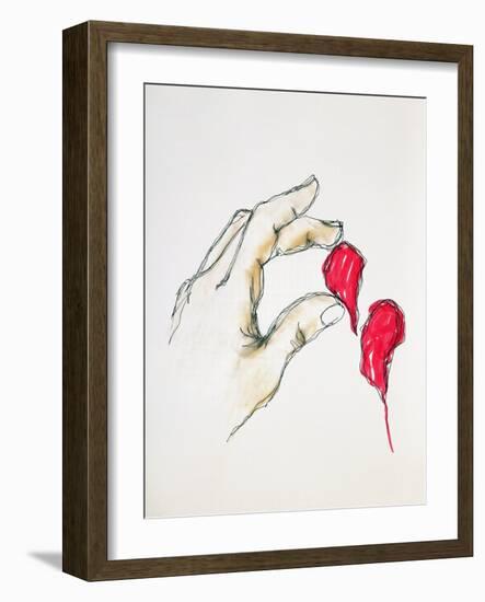 A Piece of Your Heart, 1996-Stevie Taylor-Framed Giclee Print