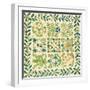 A Pieced and Appliqued Cotton Album Crib Quilt, American, circa 19th Century-null-Framed Giclee Print