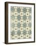 A Pieced and Appliqued Cotton Quilted Coverlet, American, Mid 19th Century-null-Framed Giclee Print