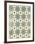 A Pieced and Appliqued Cotton Quilted Coverlet, American, Mid 19th Century-null-Framed Giclee Print