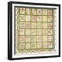 A Pieced and Appliqued Cotton Quilted Coverlet, Baltimore, Dated 1845-null-Framed Giclee Print