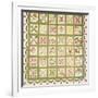 A Pieced and Appliqued Cotton Quilted Coverlet, Baltimore, Dated 1845-null-Framed Giclee Print