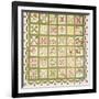 A Pieced and Appliqued Cotton Quilted Coverlet, Baltimore, Dated 1845-null-Framed Giclee Print