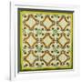 A Pieced and Appliqued Cotton Quilted Coverlet, North Carolina, circa 1850-null-Framed Giclee Print