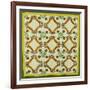 A Pieced and Appliqued Cotton Quilted Coverlet, North Carolina, circa 1850-null-Framed Giclee Print