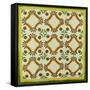 A Pieced and Appliqued Cotton Quilted Coverlet, North Carolina, circa 1850-null-Framed Stretched Canvas