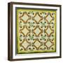 A Pieced and Appliqued Cotton Quilted Coverlet, North Carolina, circa 1850-null-Framed Giclee Print