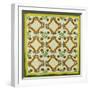 A Pieced and Appliqued Cotton Quilted Coverlet, North Carolina, circa 1850-null-Framed Giclee Print