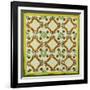 A Pieced and Appliqued Cotton Quilted Coverlet, North Carolina, circa 1850-null-Framed Giclee Print