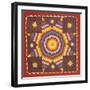 A Pieced and Appliqued Cotton Quilted Coverlet, Pennsylvania, 19th Century-null-Framed Giclee Print