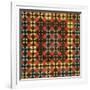 A Pieced Cotton and Flannel Coverlet, Pennsylvania, circa 1900-null-Framed Giclee Print
