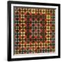 A Pieced Cotton and Flannel Coverlet, Pennsylvania, circa 1900-null-Framed Giclee Print