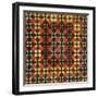 A Pieced Cotton and Flannel Coverlet, Pennsylvania, circa 1900-null-Framed Giclee Print