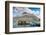 A pier and boat at the base of Volcan Imbabura and Lago San Pablo, close to the famous market town -Alexandre Rotenberg-Framed Photographic Print