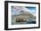 A pier and boat at the base of Volcan Imbabura and Lago San Pablo, close to the famous market town -Alexandre Rotenberg-Framed Photographic Print