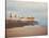 A Pier in Summer in USA-Myan Soffia-Stretched Canvas