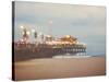 A Pier in Summer in USA-Myan Soffia-Stretched Canvas