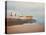 A Pier in Summer in USA-Myan Soffia-Stretched Canvas