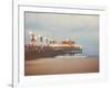 A Pier in Summer in USA-Myan Soffia-Framed Photographic Print