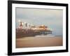 A Pier in Summer in USA-Myan Soffia-Framed Photographic Print