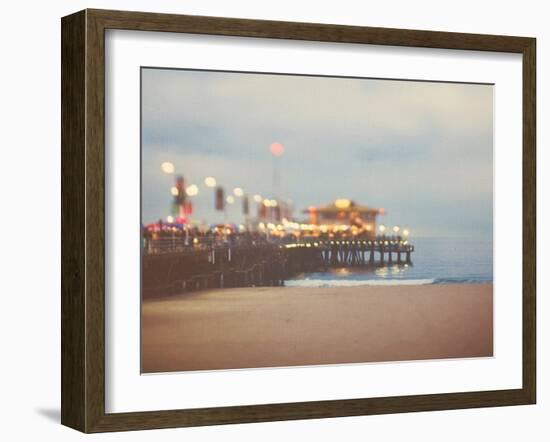 A Pier in Summer in USA-Myan Soffia-Framed Premium Photographic Print