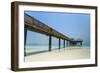 A Pier on Jumeirah Beach, Dubai, United Arab Emirates, Middle East-Fraser Hall-Framed Photographic Print