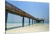 A Pier on Jumeirah Beach, Dubai, United Arab Emirates, Middle East-Fraser Hall-Stretched Canvas