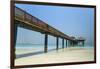 A Pier on Jumeirah Beach, Dubai, United Arab Emirates, Middle East-Fraser Hall-Framed Photographic Print