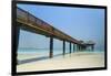 A Pier on Jumeirah Beach, Dubai, United Arab Emirates, Middle East-Fraser Hall-Framed Photographic Print