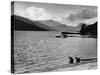 A Pier on Loch Lomond-null-Stretched Canvas