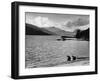 A Pier on Loch Lomond-null-Framed Premium Photographic Print