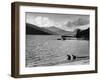 A Pier on Loch Lomond-null-Framed Photographic Print