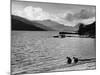 A Pier on Loch Lomond-null-Mounted Photographic Print