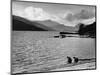 A Pier on Loch Lomond-null-Mounted Photographic Print