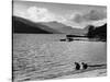 A Pier on Loch Lomond-null-Stretched Canvas