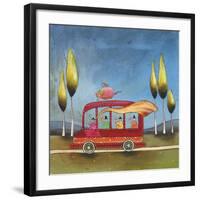 A Pigs Journey-Stacy Dynan-Framed Giclee Print