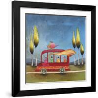 A Pigs Journey-Stacy Dynan-Framed Giclee Print