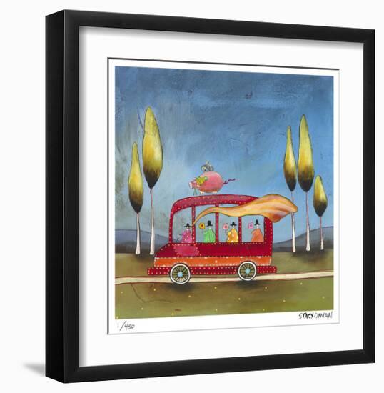 A Pigs Journey-Stacy Dynan-Framed Limited Edition