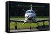 A Pilatus Pc-12 Private Jet-null-Framed Stretched Canvas