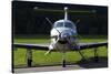 A Pilatus Pc-12 Private Jet-null-Stretched Canvas