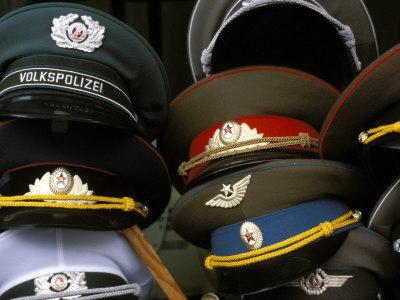 Communist Era Army and Police Hats 