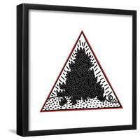 A Pile of Crowns for Jean-Michel Basquiat, 1988-Keith Haring-Framed Giclee Print